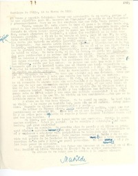[Carta] 1952 mar. 18, Santiago, Chile [a] Gabriela [Mistral]