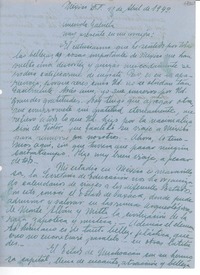 [Carta] 1942 abr. 11, México D. F. [a] Gabriela Mistral