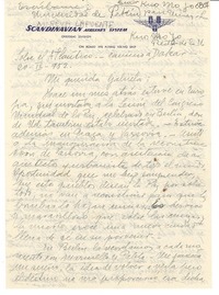 [Carta] 1952 sept. 20, Sobre el Atlántico camino a Dakar [a] Gabriela Mistral