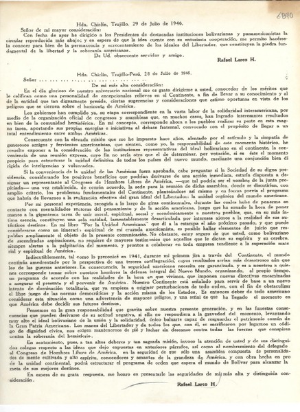 [Carta] 1946 jul. 29, Hda. Chiclín, Trujillo, [Perú] [a] [Gabriela Mistral]
