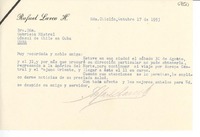 [Carta] 1953 oct. 17, Hda. Chiclín, [Trujillo, Perú] [a] Gabriela Mistral, Cuba