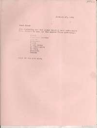 [Carta] 1961 Jan. 27, [EE.UU.] [a] Joan [Daves], [EE.UU.]