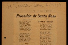 Procesión de Santa Rosa