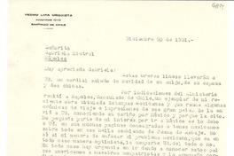[Carta] 1951 dic. 20, Santiago, Chile [a] Gabriela Mistral, Nápoles, [Italia]