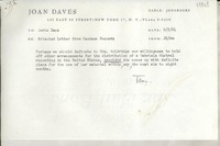 [Carta] 1964 Sept. 2, [New York, Estados Unidos] [a] Doris Dana