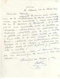 [Carta] 1951 mar. 29, La Habana, [Cuba] [a] Petrona [Noda]