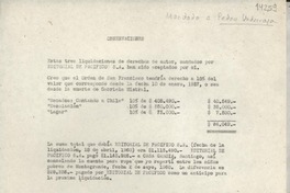 [Carta] 1960 mayo 31, Santiago de Chile [a] Pedro Undurraga