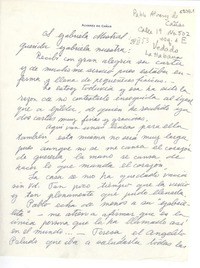 [Carta] 1953 feb. 28, La Habana, [Cuba] [a] Gabriela Mistral