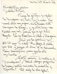 [Carta] 1948 ene. 3, México D.F. [a] Gabriela Mistral
