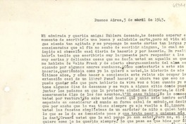 [Carta] 1943 abr. 3, Buenos Aires, [Argentina] [a] [Gabriela Mistral]