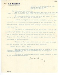 [Carta] 1944 nov. 15, Buenos Aires [a] Gabriela Mistral, Petrópolis, Brasil