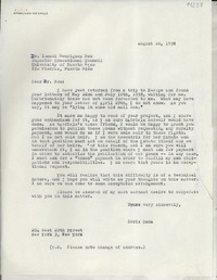 [Carta] 1958 Aug. 20, New York, [Estados Unidos] [a] Dr. Ismael Rodríguez Bou, Superior Educational Council University of Puerto Rico, Rio Piedras, Puerto Rico
