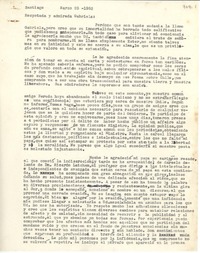 [Carta] 1952 mar. 23, Santiago [a] Gabriela Mistral