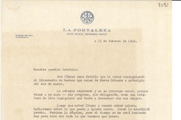 [Carta] 1949 feb. 16, San Juan, Puerto Rico [a] Gabriela Mistral, Veracruz, México
