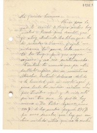 [Carta] 1936, [La Serena] [a] Gabriela Mistral