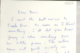 [Tarjeta] [a] Dear Doris
