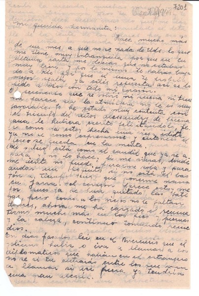 [Carta] 1944 sept. 8, [La Serena] [a] Gabriela Mistral