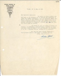 [Carta] 1945 mayo 19, Vicuña [Chile] [a] Gabriela Mistral