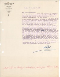 [Carta] 1949 jun. 20, Vicuña, [Chile] [a] Gabrielita [Mistral]