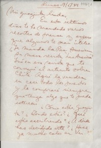 [Carta] 1949 mayo 9 [a la] Guagüita linda