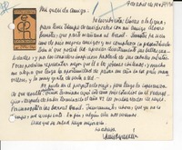 [Carta] 1943 abr. 7, [Santiago] [a] Gabriela Mistral