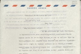 [Carta] 1966 jun. 20, Santiago, [Chile] [a la] Srita. Doris Dana, New York, [EE.UU.]