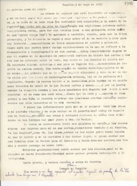[Carta] 1955 mayo 5, Rapallo, [Italia] [a] Gabriela Mistral