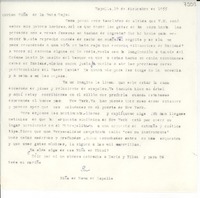 [Carta] 1955 dic. 19, Rapallo, [Italia] [a] Gabriela Mistral