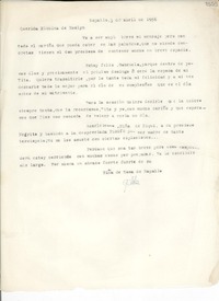 [Carta] 1956 abr. 3, Rapallo, [Italia] [a] Gabriela Mistral