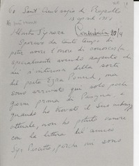 [Carta] 1951 abr. 13, Rapallo, [Italia] [a] [Gabriela Mistral]