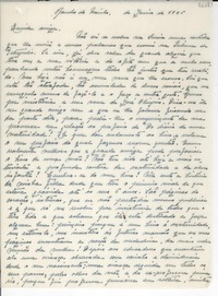 [Carta] 1946 jan., Rancho do Morinho, [Brasil] [a] Gabriela Mistral