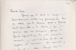 [Carta] [1946], [EE.UU.] [a la] Querida Connie