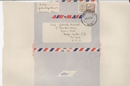 [Carta] 1954 ene. 14, Cuernavaca, México [a] Gabriela Mistral, Roslyn Harbor, L. I., New York, EE.UU.