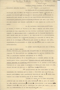 [Carta] 1953 mar. 29, Santiago, Chile [a] Lucila Godoy