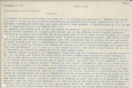 [Carta] 1945 ago. 22, Buenos Aires, [Argentina] [a] Gabriela Mistral, Río, [Brasil]