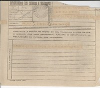 [Telegrama] 1945 nov. 16, Buenos Aires [a] Gabriela Mistral, Petrópolis