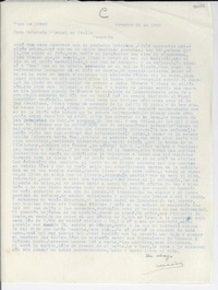 [Carta] 1952 oct. 26, Buenos Aires, [Argentina] [a] Gabriela Mistral, Italia