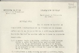 Circular N° 86 1950 nov. 2, Santiago [a] los consulados generales y secciones consulares de misiones diplomáticas de Chile en el exterior