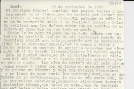 [Carta] 1955 nov. 22, Lanús, [Argentina] [a] Gabriela Mistral