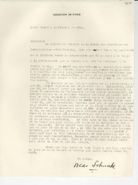 [Carta] 1946 feb. 5 y 6, Paris, [Francia] [a] Gabriela [Mistral]