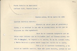 [Carta] 1944 mar. 29, Buenos Aires, [Argentina] [a] Gabriela Mistral