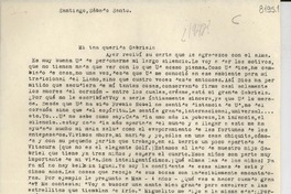 [Carta] [1948], Santiago [a] Gabriela Mistral