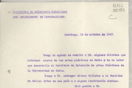 Circular, 1947 oct. 13, Santiago