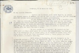 [Carta] 1951 mar. 21, Santiago [a] Gabriela Mistral
