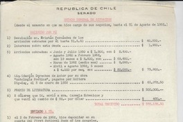 [Recibo] 1952 sept. 2, Santiago, [Chile] [a] [Gabriela Mistral]