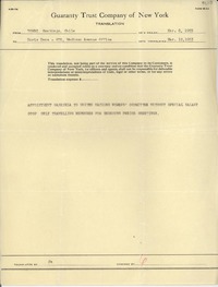 [Telegrama] 1953 Mar. 8, Santiago, Chile [a] Doris Dana, New York, [EE.UU.]