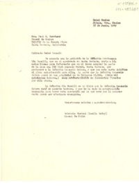 [Carta] 1949, jun. 27, Hotel México, Jalapa, Ver., México [a] Paul G. Sweetser, Consul de México, Santa Barbara, California, [Estados Unidos]