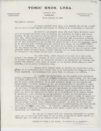 [Carta] 1954 feb. 14, [Santiago, Chile] [a] [Gabriela Mistral]