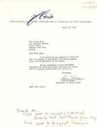 [Carta] 1950 mar. 23, [New York, Estados Unidos] [a] Doris Dana co Gabriela Mistral, Hotel México, Jalapa, Veracruz, México