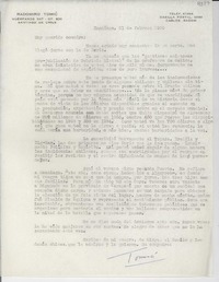 [Carta] 1956 feb. 21, Santiago, [Chile] [a] [Gabriela Mistral]